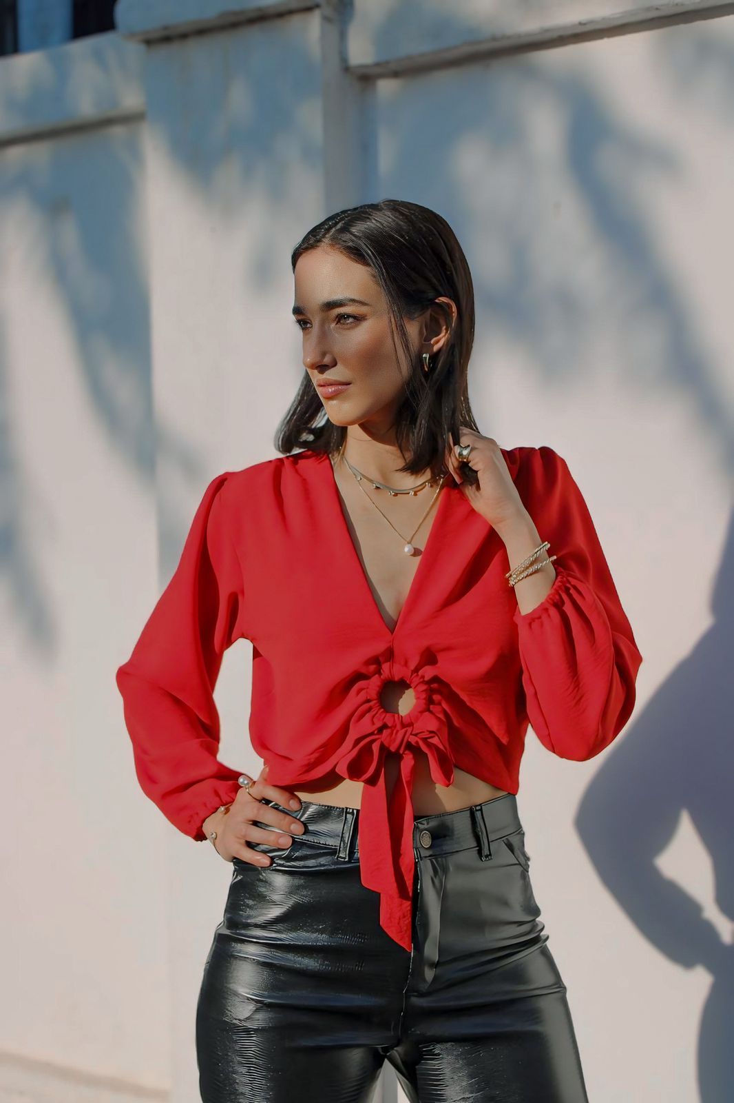 Blusa Cami Roja